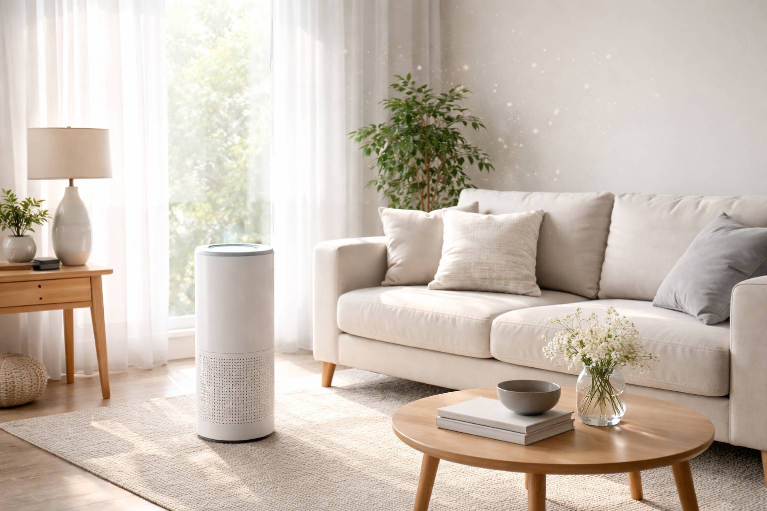 Cómo elegir un purificador de aire para alergias: CADR, filtros HEPA y tamaño de habitación