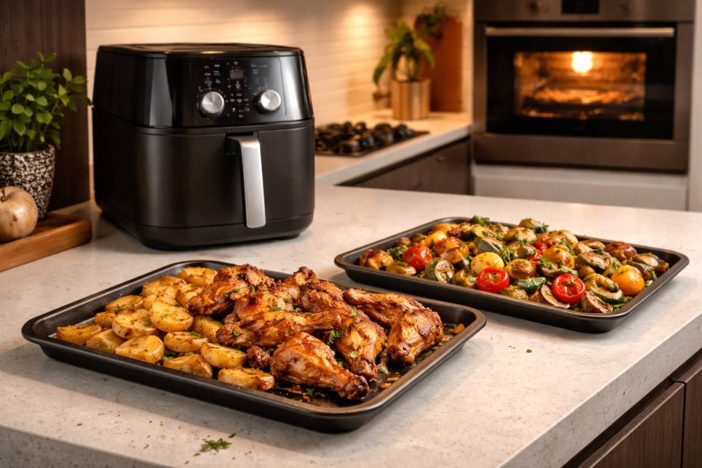 Freidoras de aire vs horno tradicional: qué gasta menos y en qué recetas merece la pena