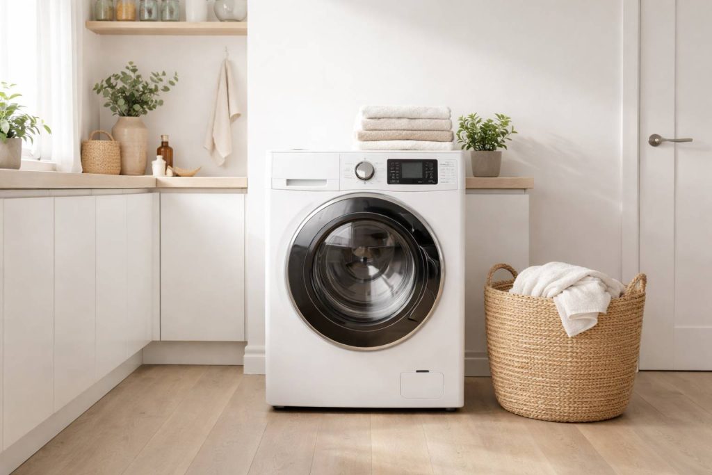 Lavadoras silenciosas y eficientes: qué mirar (rpm, motor y etiqueta energética) antes de elegir