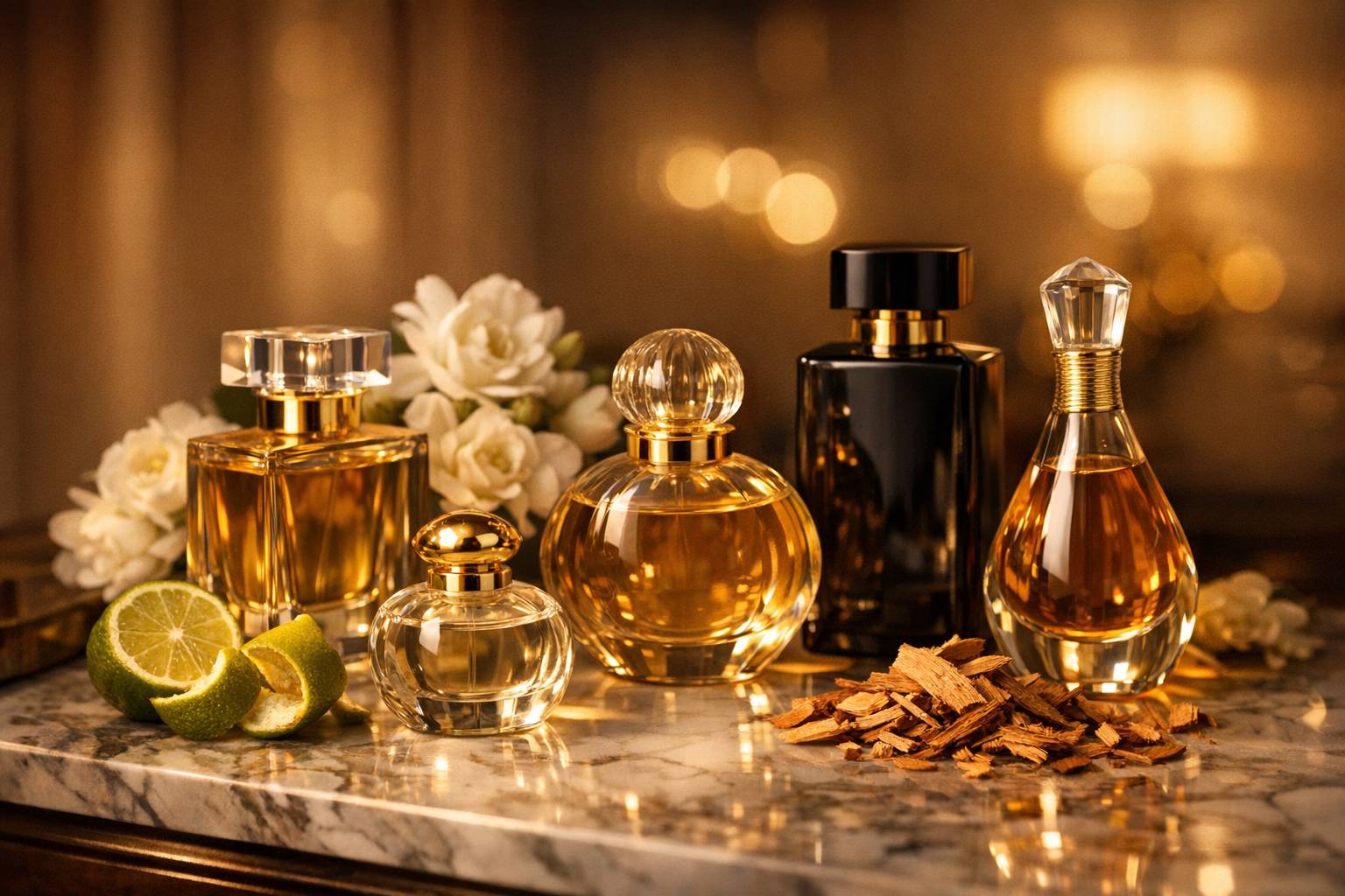 Tipos de fragancias de perfume recomendadas para acompañantes de lujo